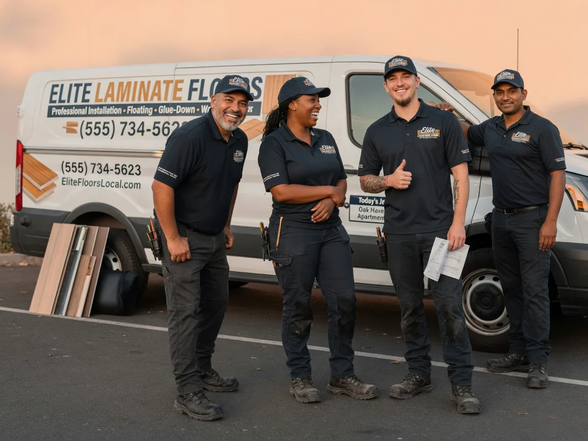 Laminate flooring installation company in Bernard, IA